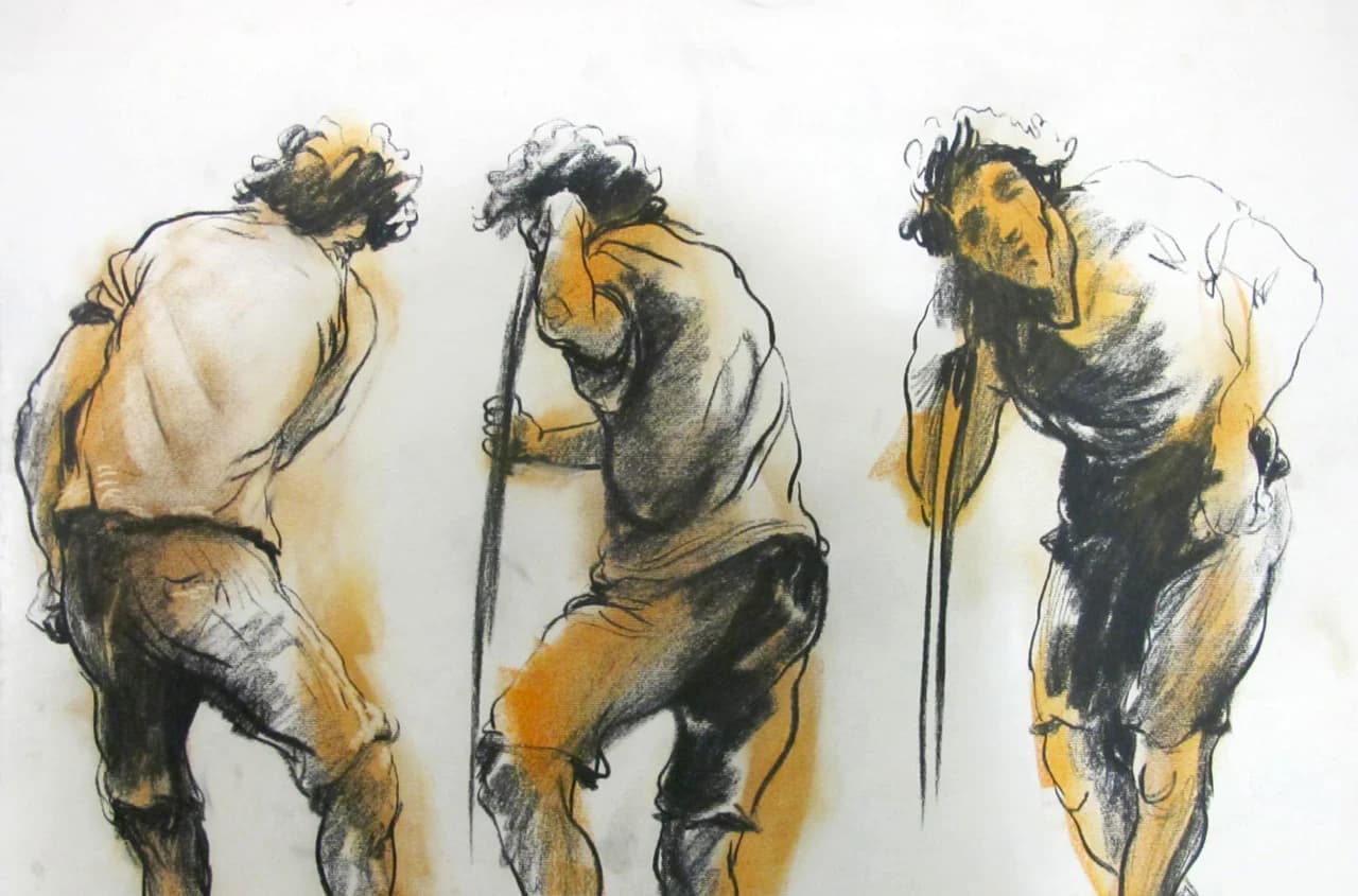 drawing, composition 04 by Zohreh Bakhshi