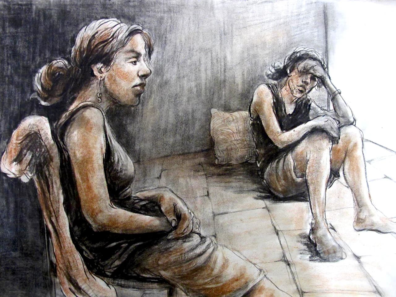 drawing, composition 06 by Zohreh Bakhshi