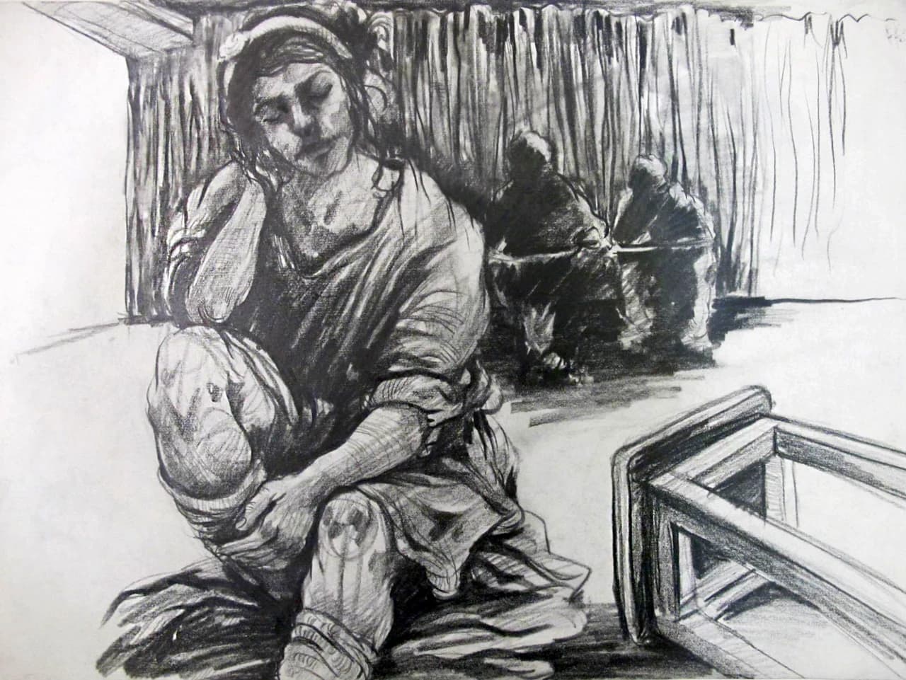 drawing, composition 08 by Zohreh Bakhshi