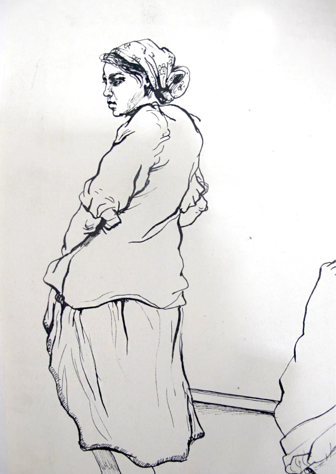 ink drawing 011 by Zohreh Bakhshi