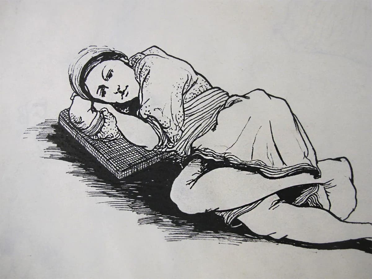 ink drawing 02 by Zohreh Bakhshi