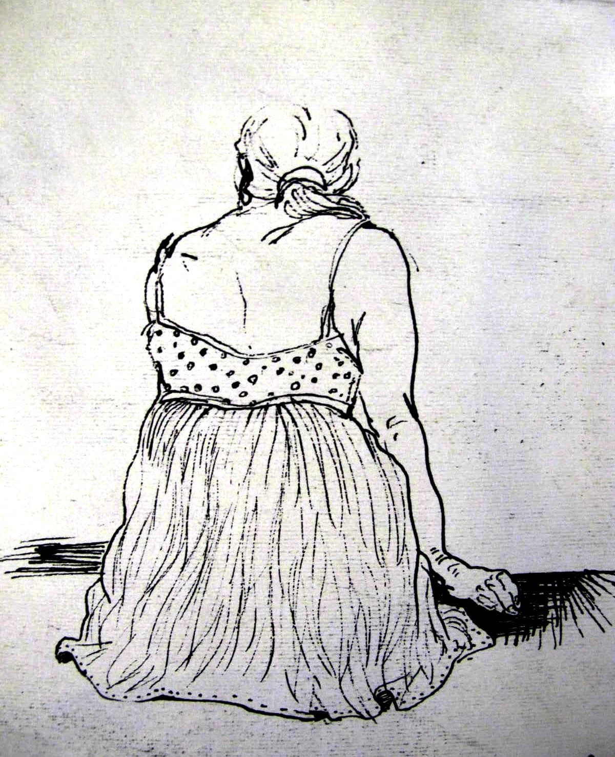 ink drawing 03 by Zohreh Bakhshi