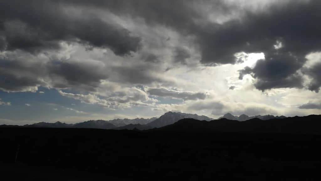 Storm Light over the Mountains