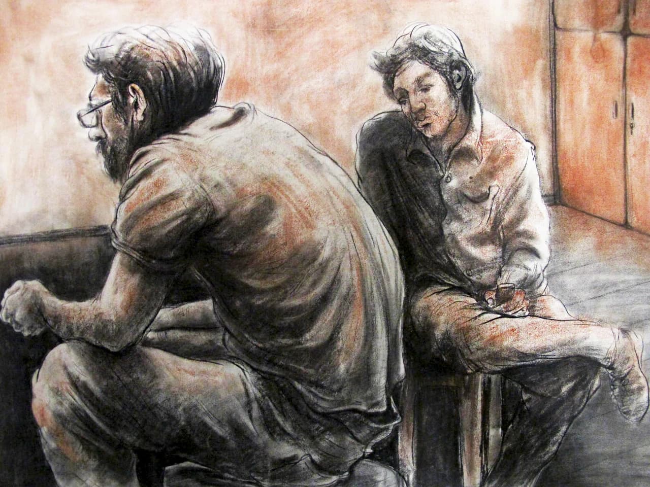 drawing, composition 05 by Zohreh Bakhshi