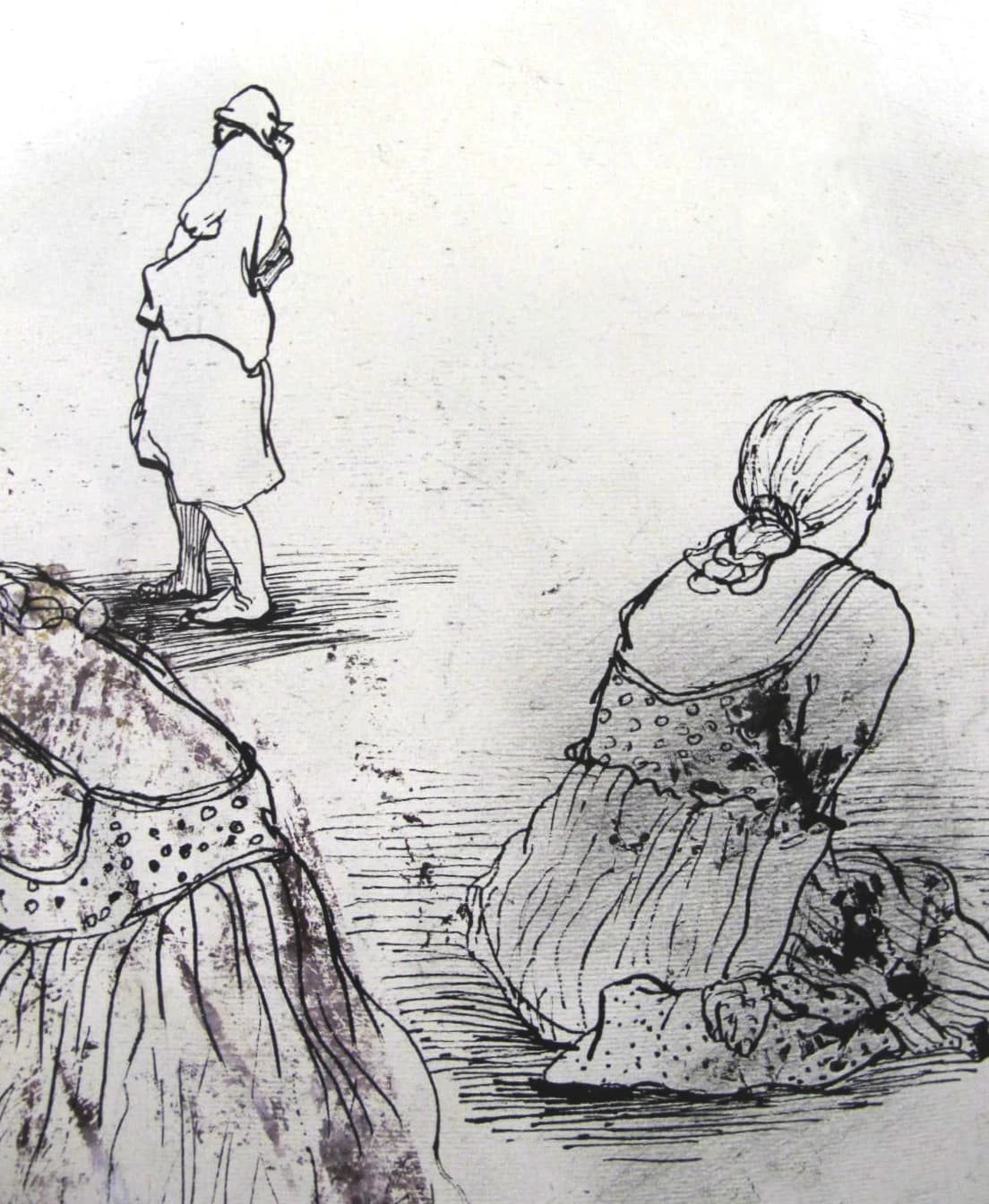 ink drawing 010 by Zohreh Bakhshi