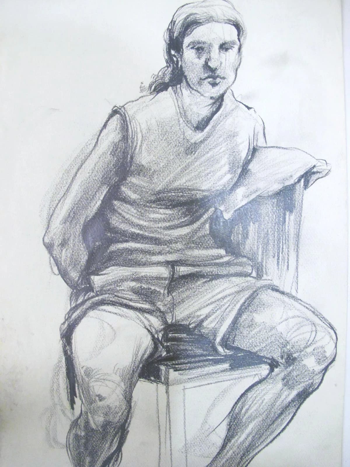 Life Model Drawing, Seated Figure