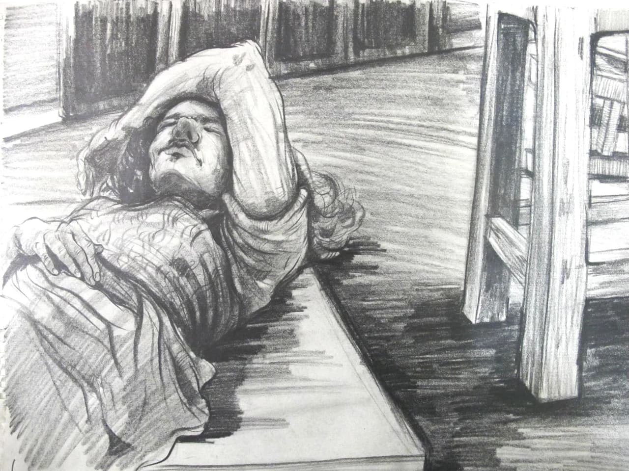 Life Model Drawing, Resting Figure