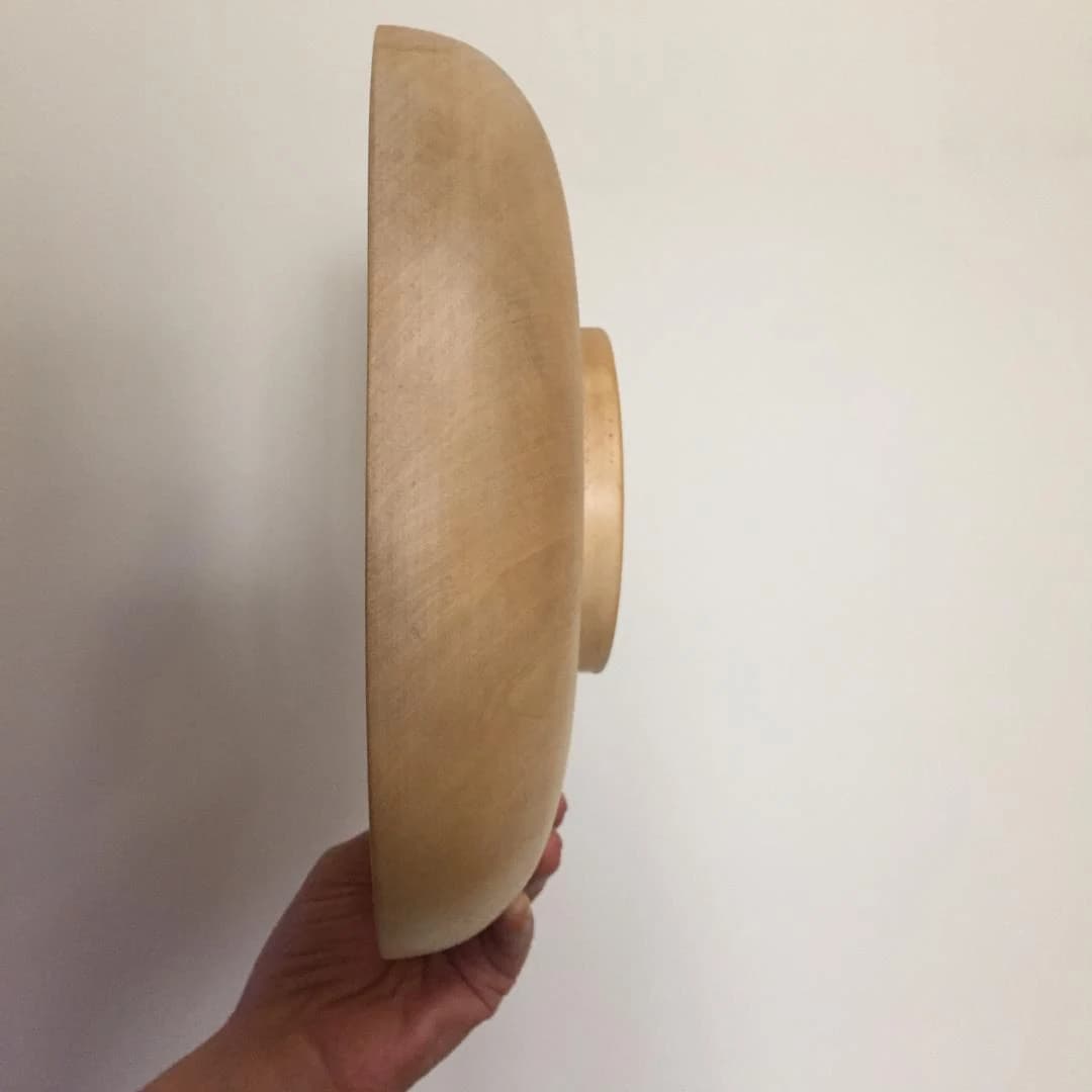 Turned Plate, Spalted Maple