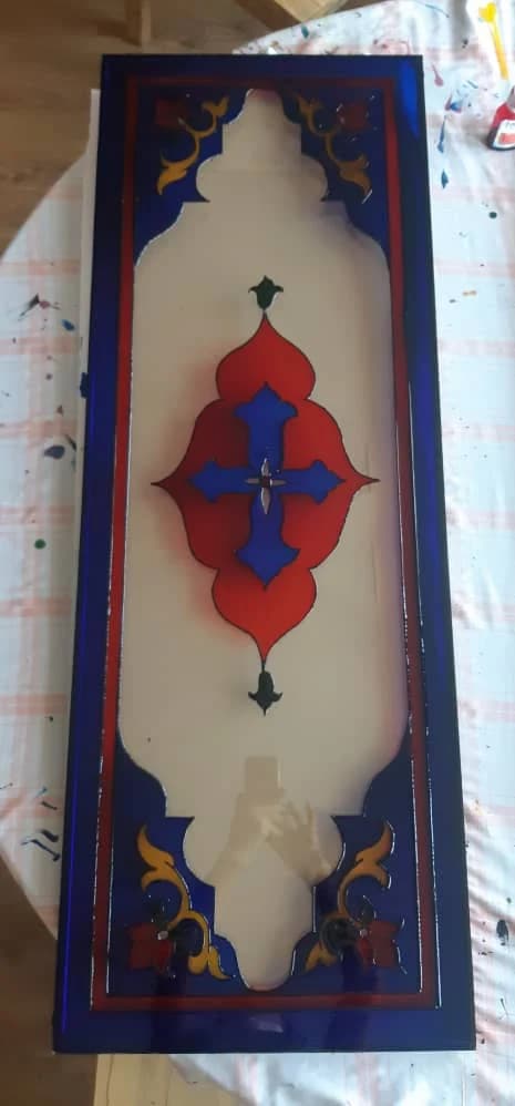 Cross Medallion Panel
