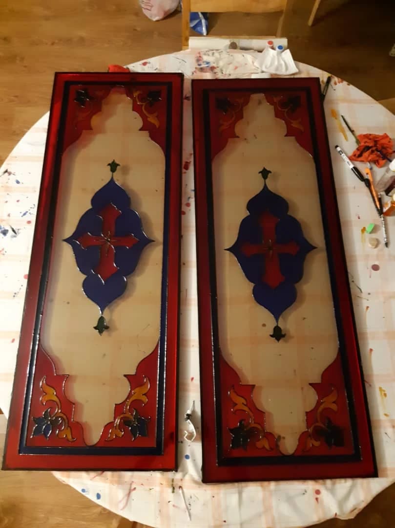 Cross Medallion Panel