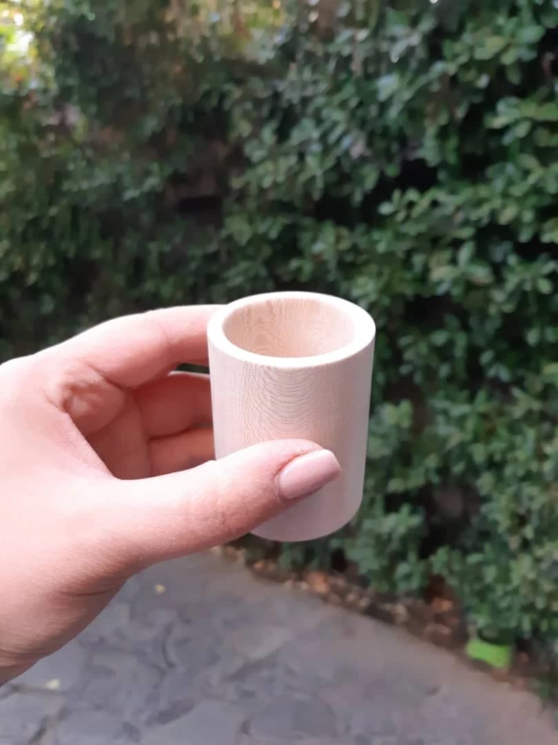 Turned Cup, Plain