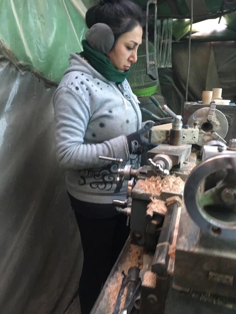 At the Lathe