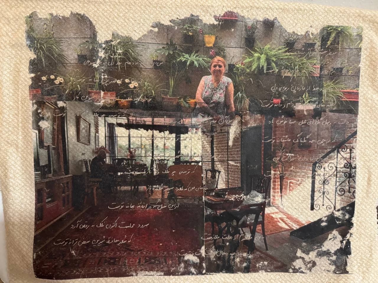 Images of My Home on Cloth