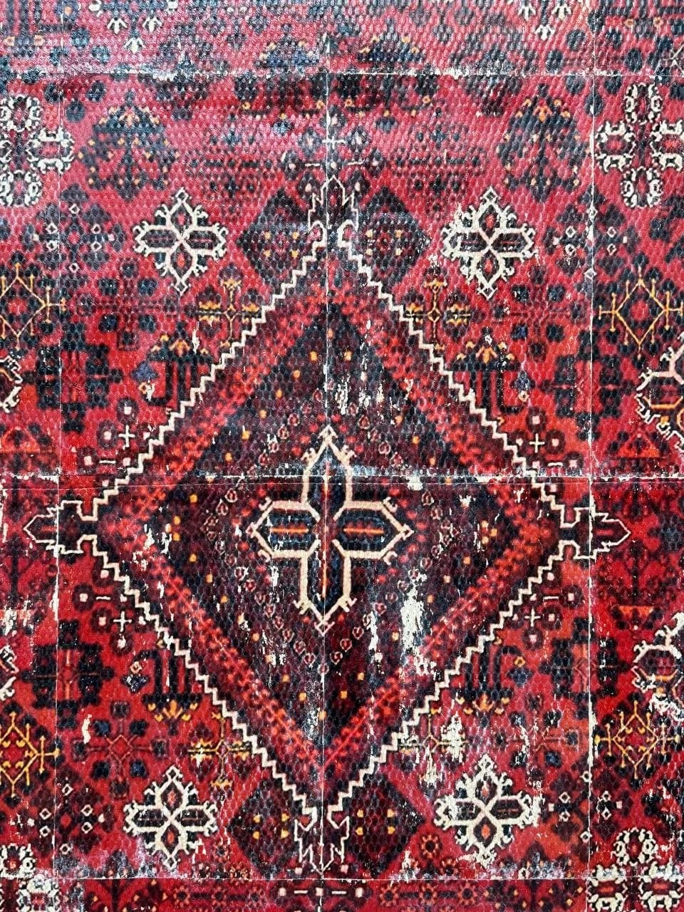 Persian Rug on Cloth