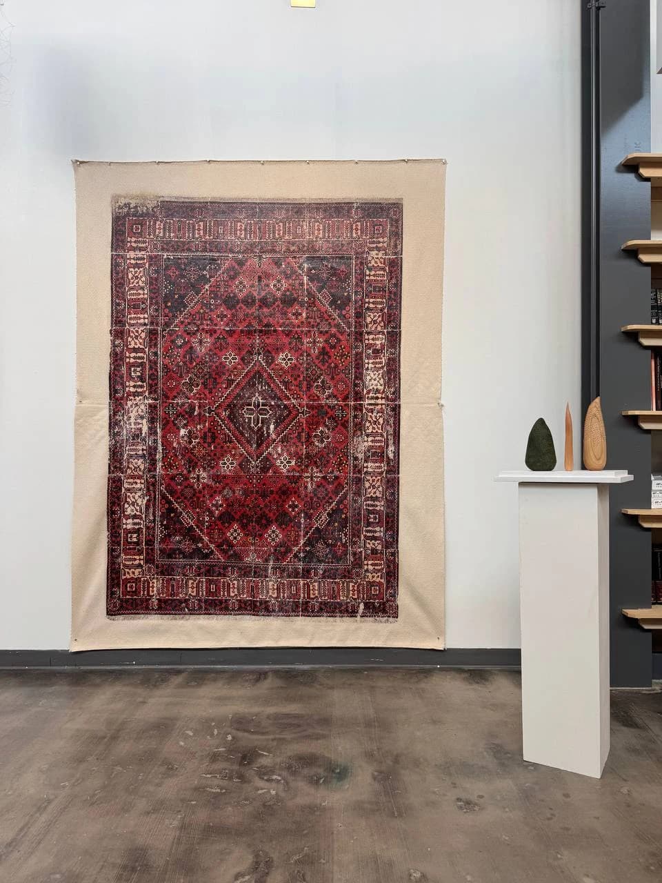 Persian Rug on Cloth