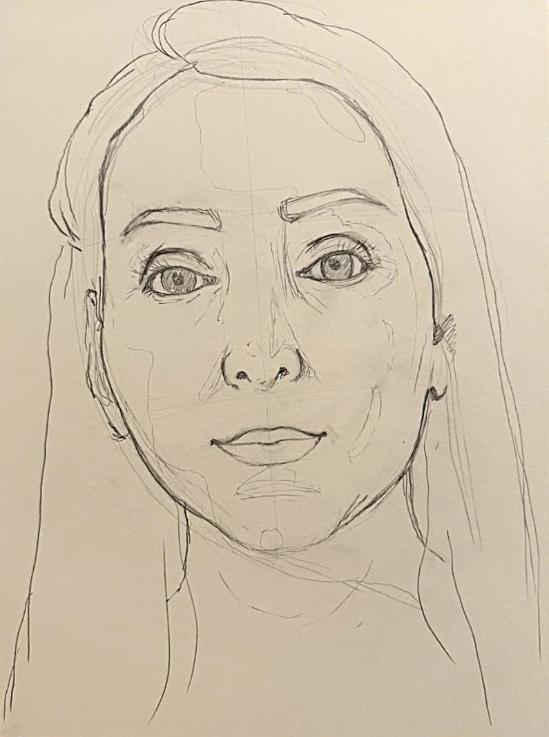 Portrait Study, Frontal