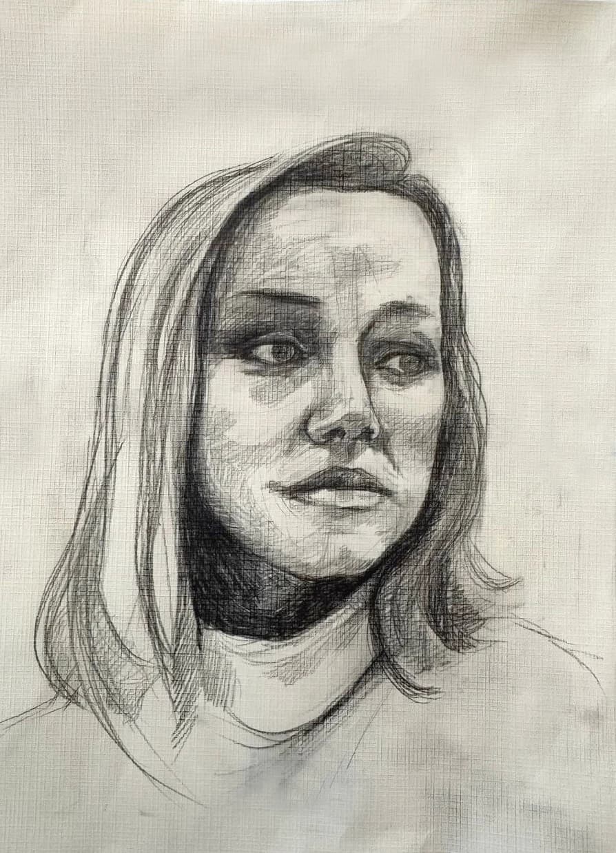 Portrait Study in Pencil