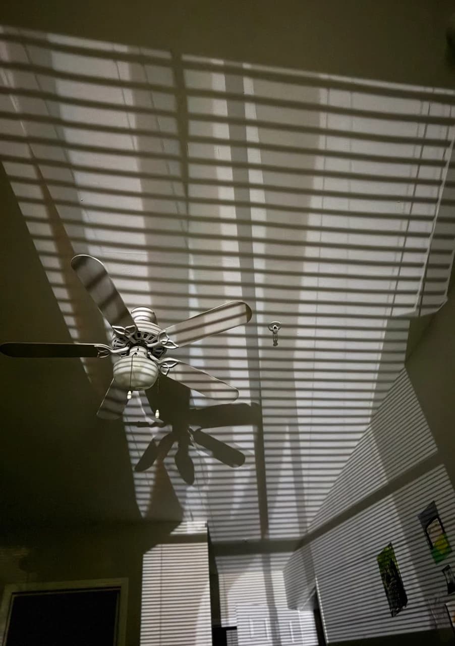 Ceiling Fan, Blind Light