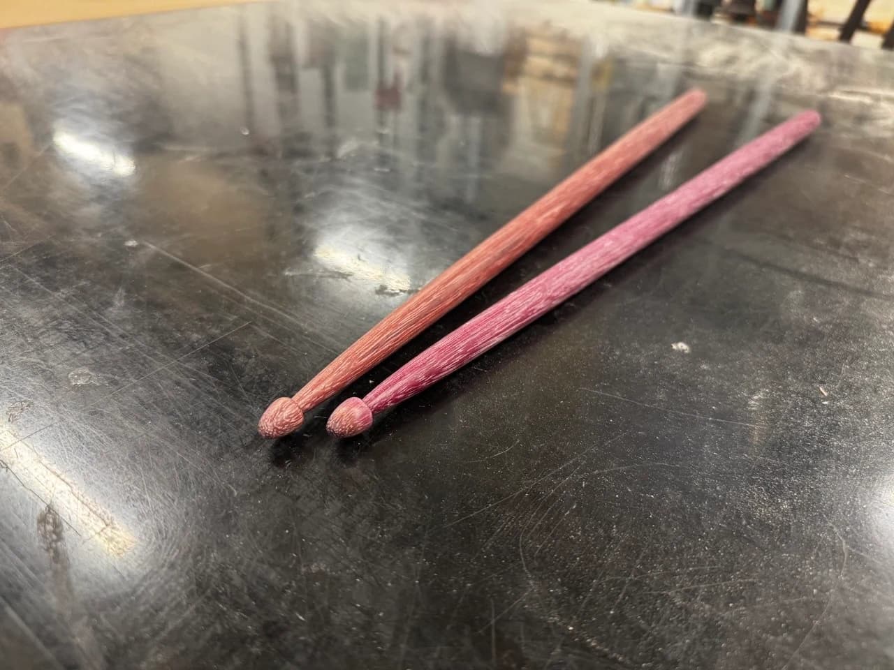 Drumsticks in Purpleheart