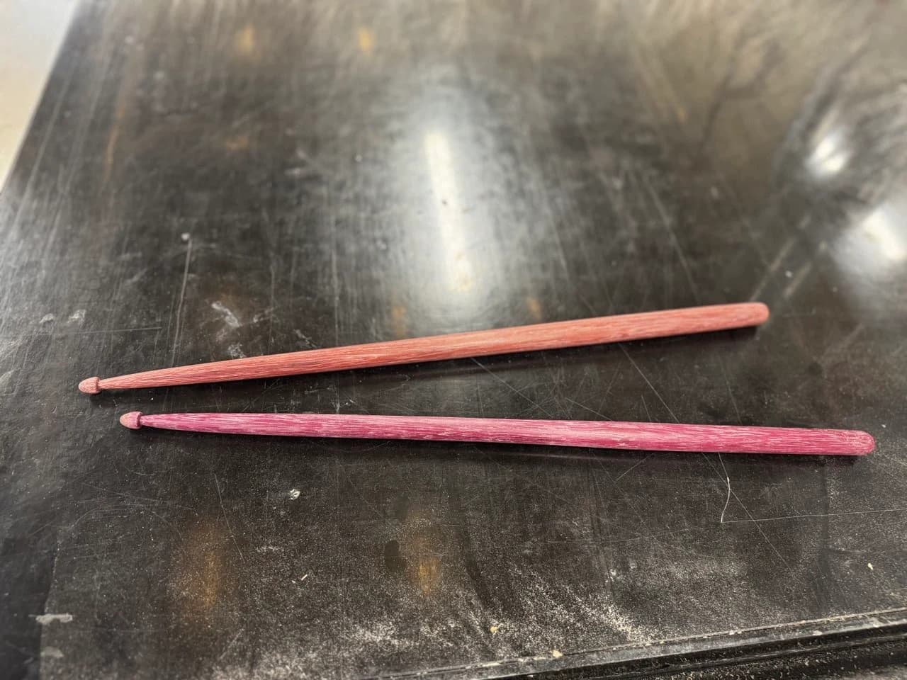 Drumsticks in Purpleheart