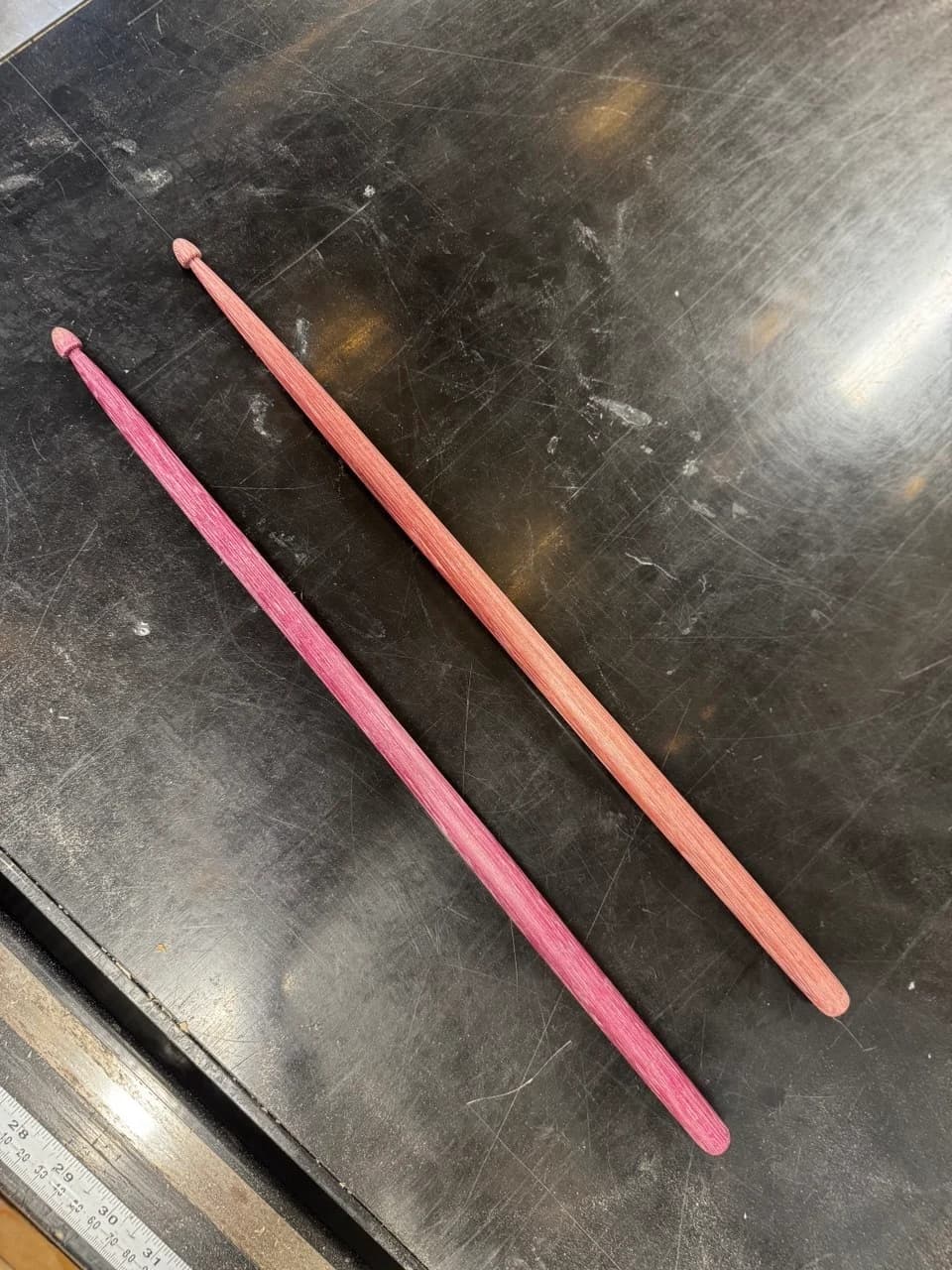 Drumsticks in Purpleheart