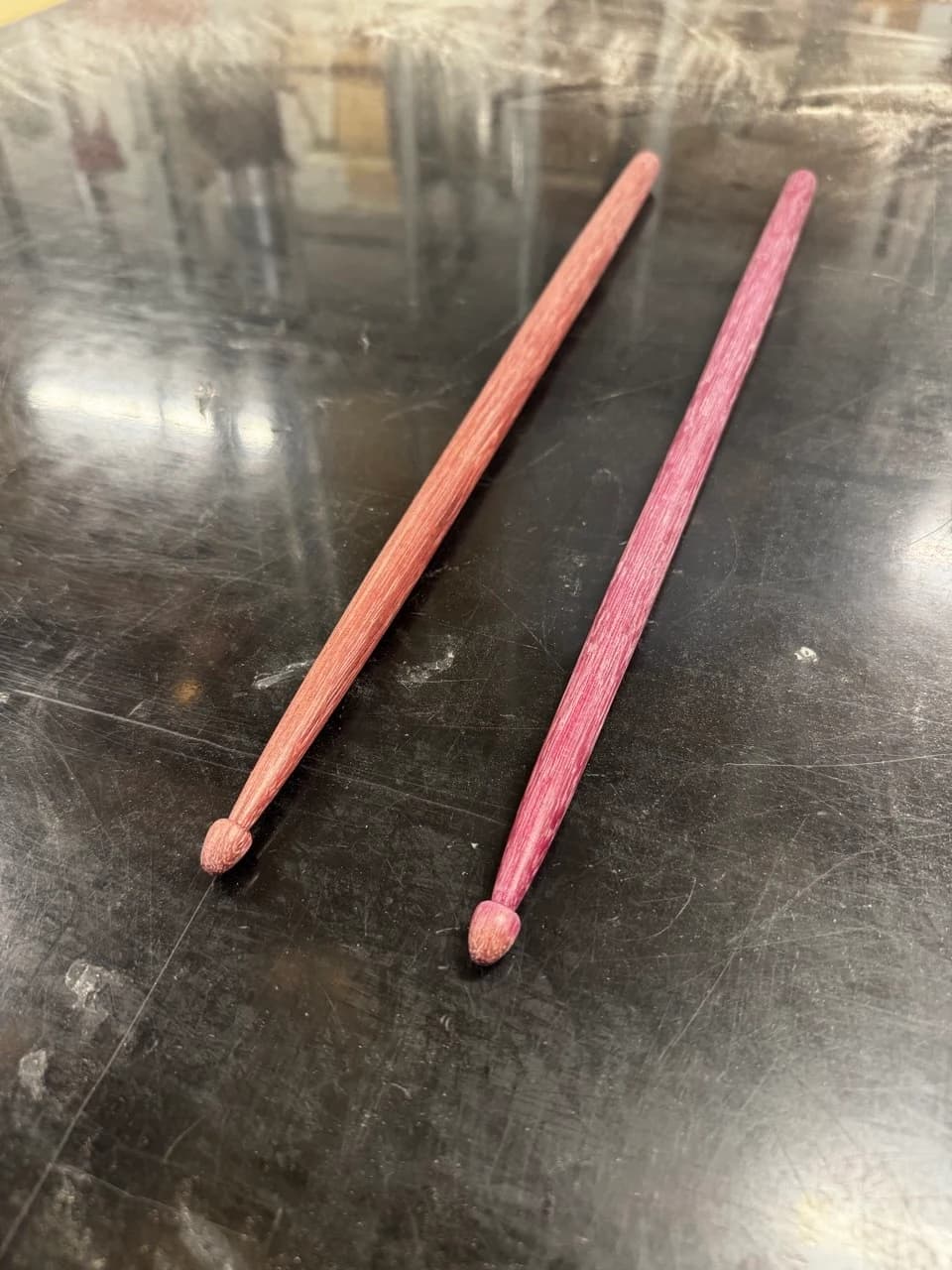Drumsticks in Purpleheart