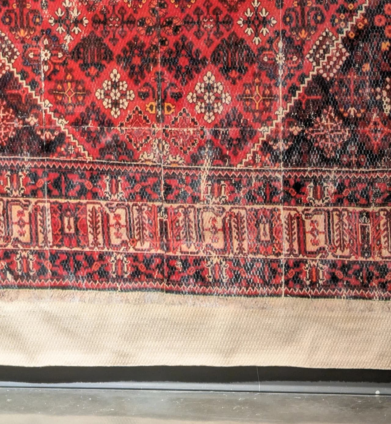 Persian Rug on Cloth